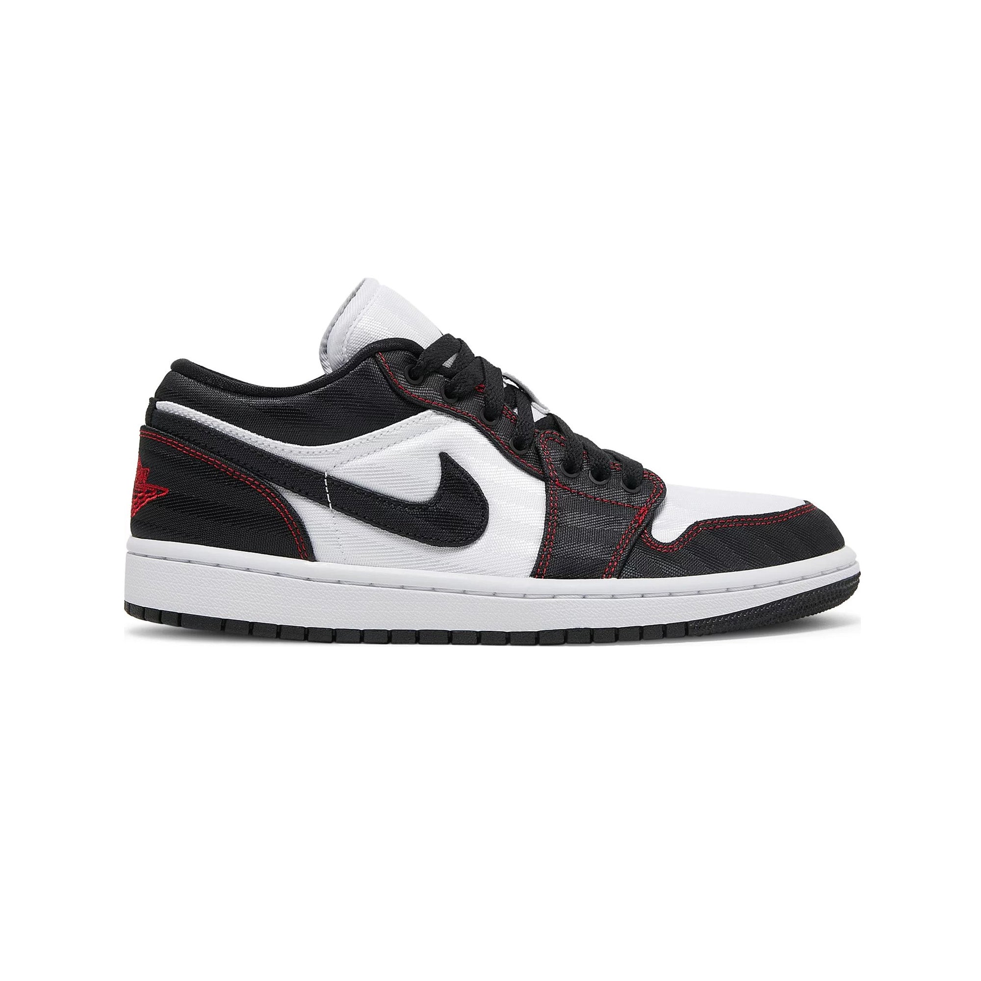 Air Jordan 1 Low SE Utility Sneakers - White Black Gym Red Women's Shoes (2021) | Casual Wear, Gym Training & Street Fashion