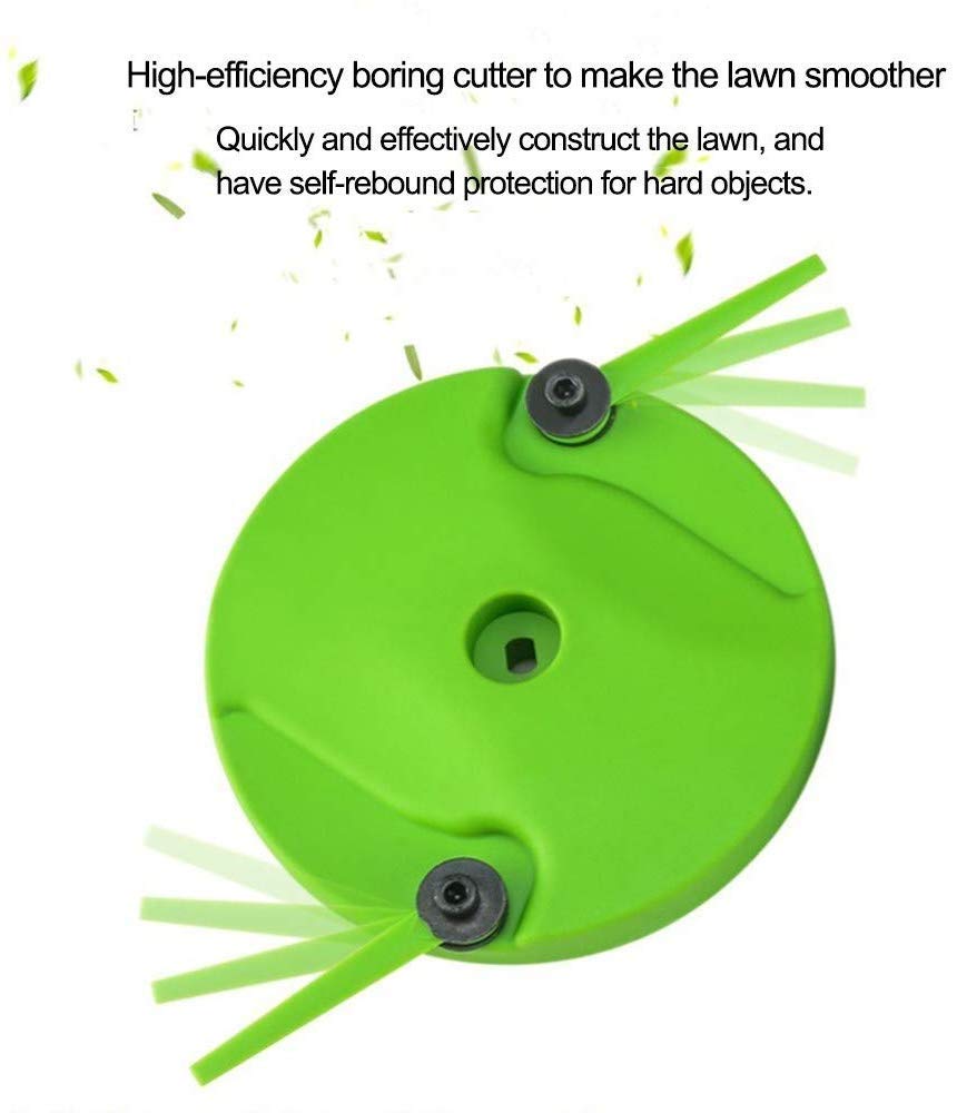 Cordless Grass Trimmer & Lawn Mower with 2 Batteries - Perfect for Small Yards