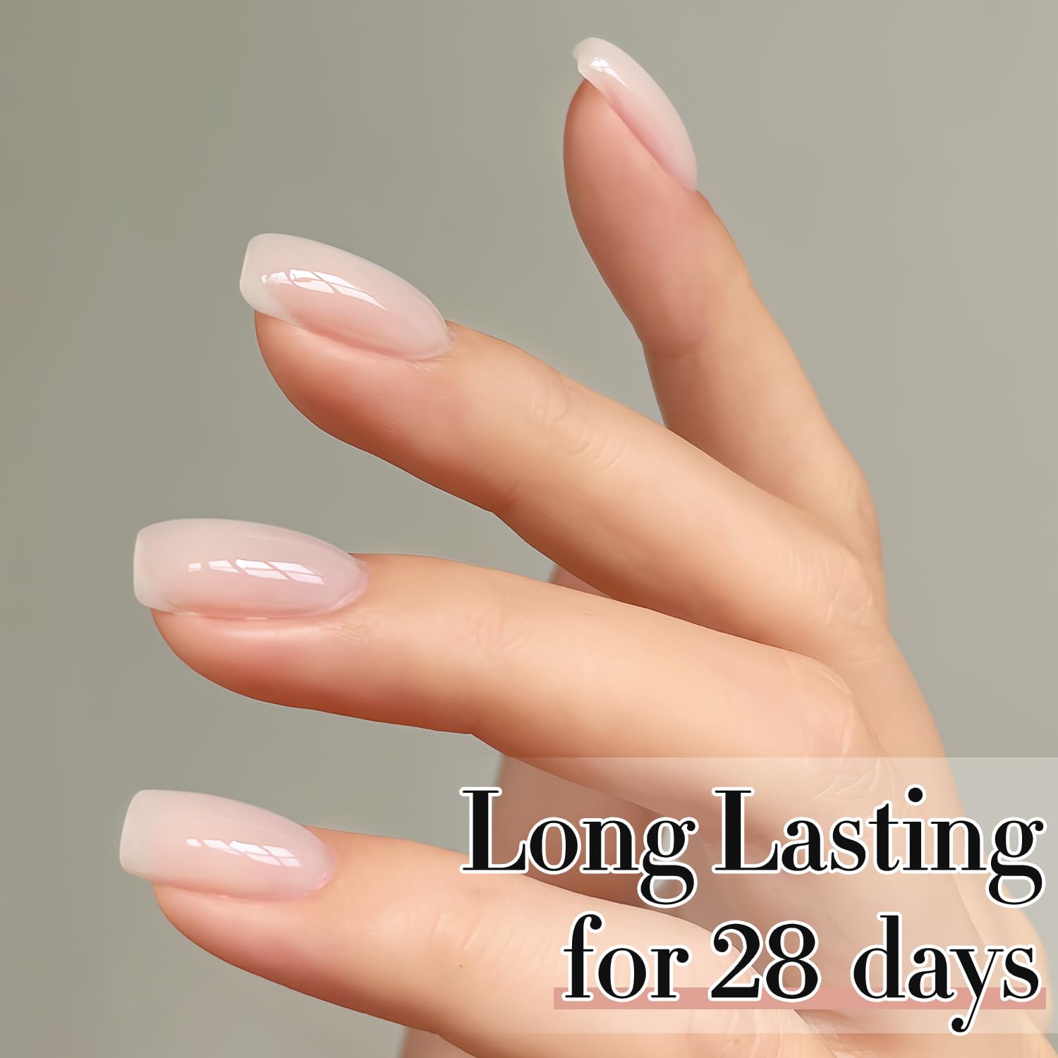 Double Rhythm 0.50 OZ Gel Nail Polish - 15ML Soak Off UV/LED Pastel Colors (Beige Pink-B-A1511) for Salon Quality Manicures at Home | Perfect for Women's Nail Art, DIY Designs & Special Occasions