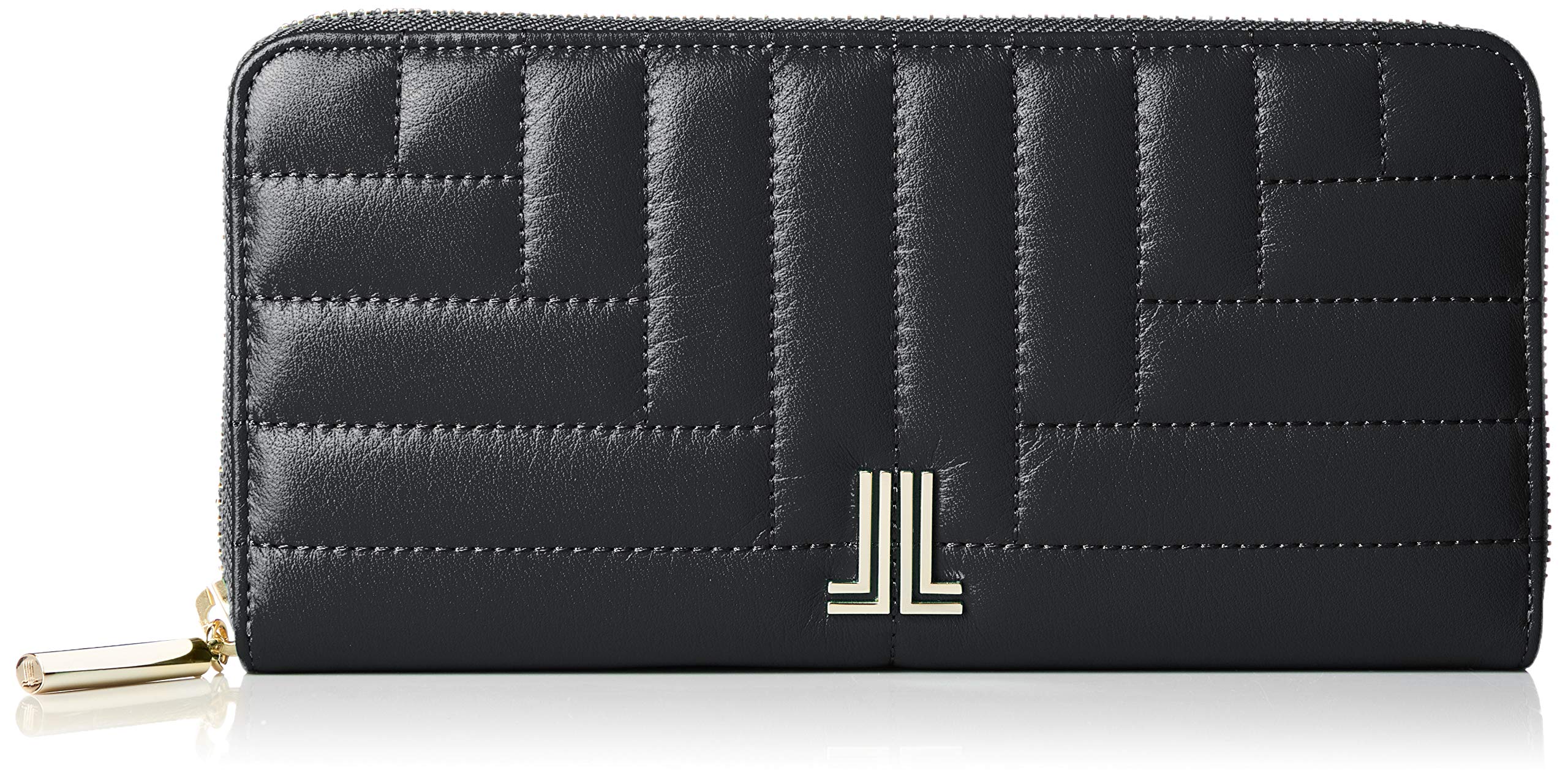 LANVIN en Bleu Women's Leather Wallet - Luxury Designer Wristlet Clutch for Evening Parties & Special Occasions