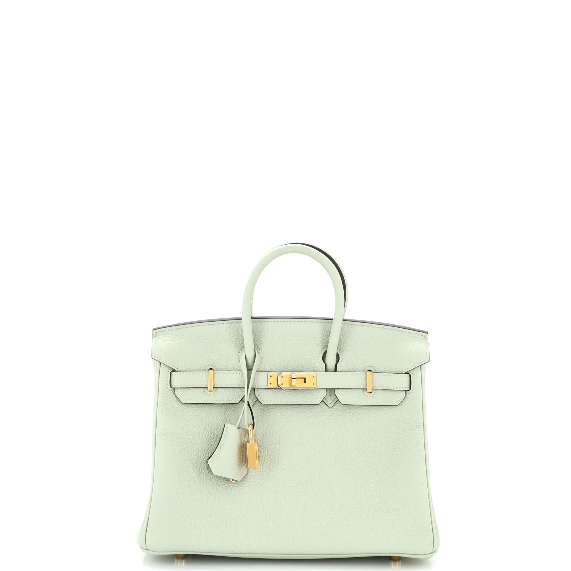 Luxury Birkin 25 Handbag in Grey Togo Leather with Gold Hardware - Perfect for Work, Travel & Special Occasions