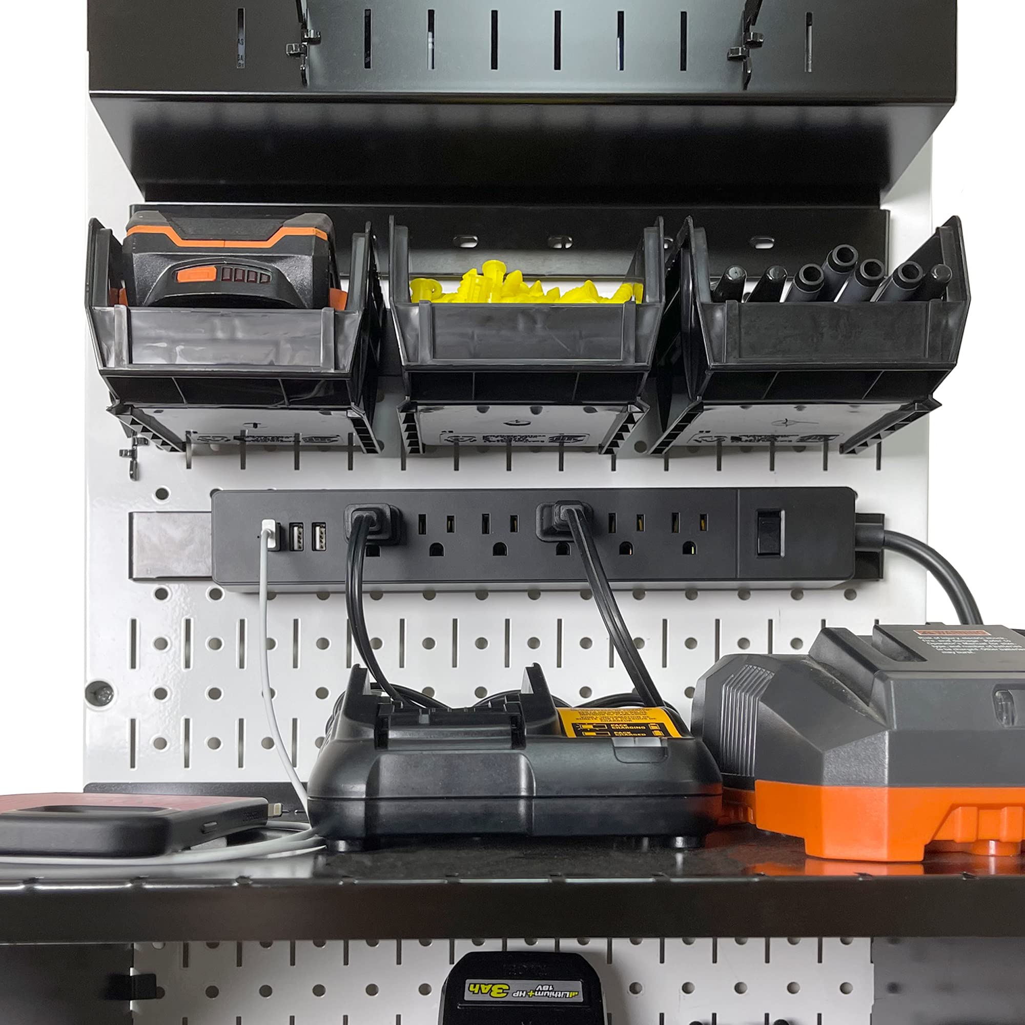 Wall Control Power Tool Storage Organizer Kit - 16