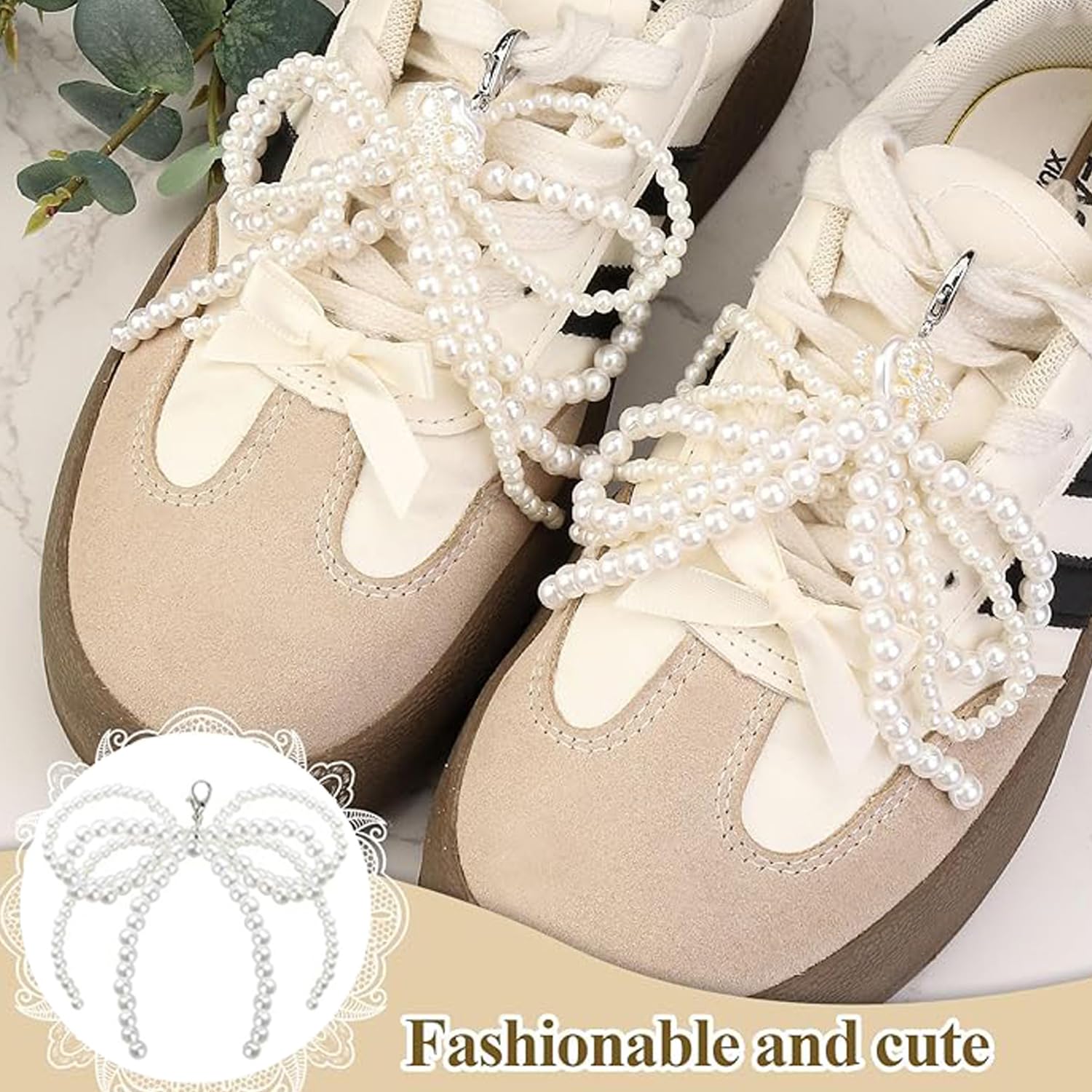 72 Pcs Sneaker Charms - Pearl Rhinestone Shoe Jewelry for Women | Stylish Shoelace Charms, Brooches & Safety Pins | Perfect for Sneakers, Socks & Clothing Accessories | Great for Casual Wear, Parties & Fashion DIY Projects