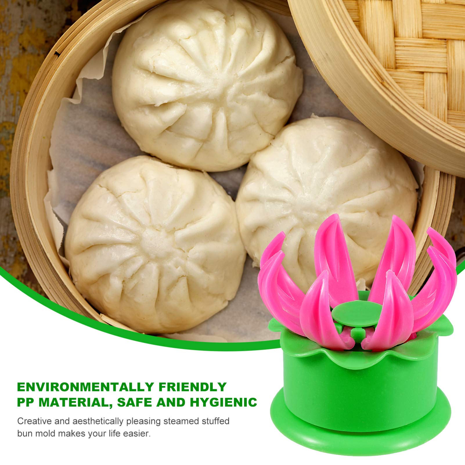 Cabilock Dumpling Maker - DIY Dumpling Press, Steamed Bun Mold & Dough Press Tool for Homemade Chinese Dumplings, Baozi, and Pies | Perfect for Asian Cooking, Family Meals, and Party Food Prep