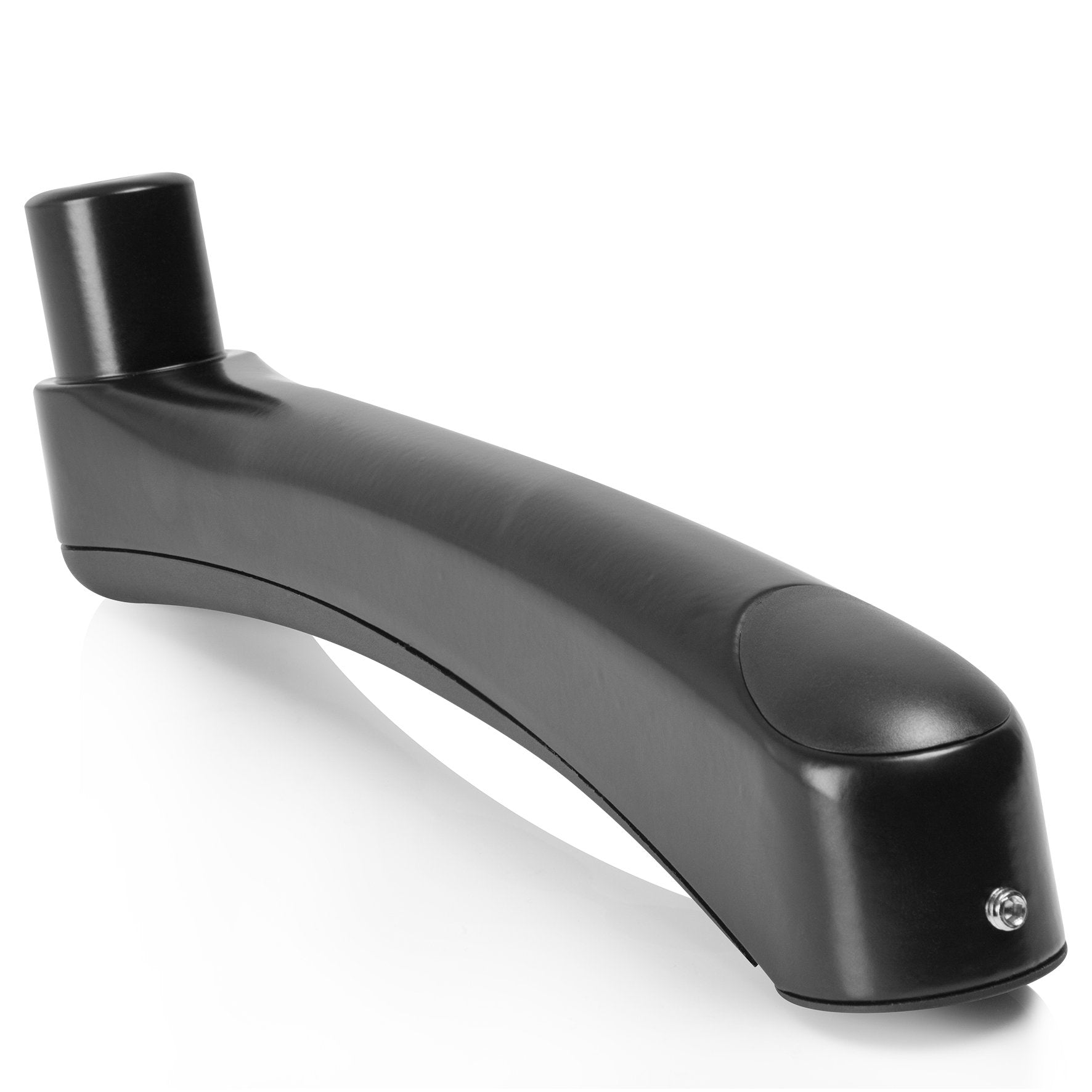 Duronic DM45 DM55 Single Monitor Arm - Aluminum Black | Compatible with Duronic DM451, DM452, DM453, DM454 Desk Mounts | Ergonomic Adjustable Monitor Stand for Home & Office Workspace