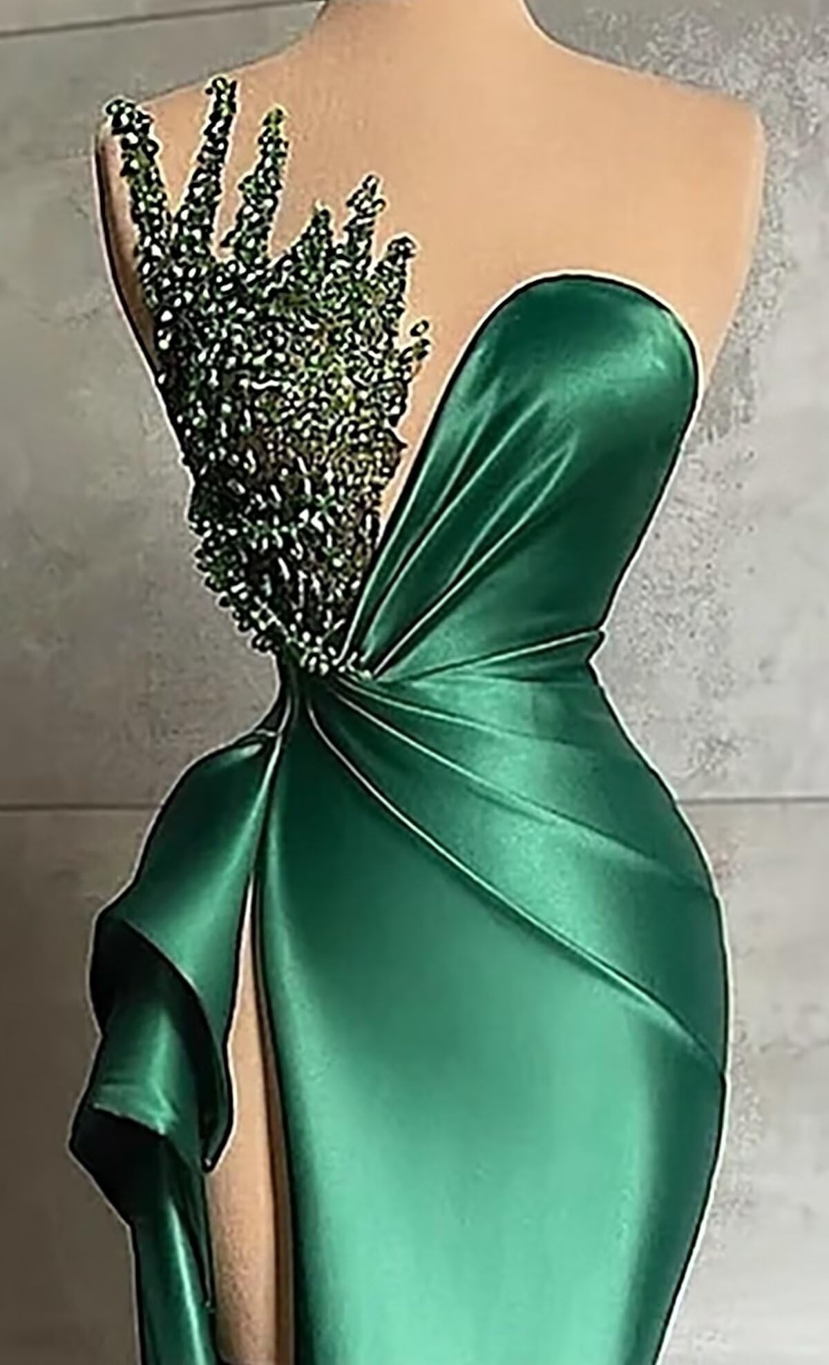 Elegant Deep V-Neck Prom Dresses for Teens | Sexy Split Cocktail Party Maxi Long Formal Gown | Mermaid Bridal Dress DR0344 | Perfect for Homecoming, Wedding Guest & Evening Events
