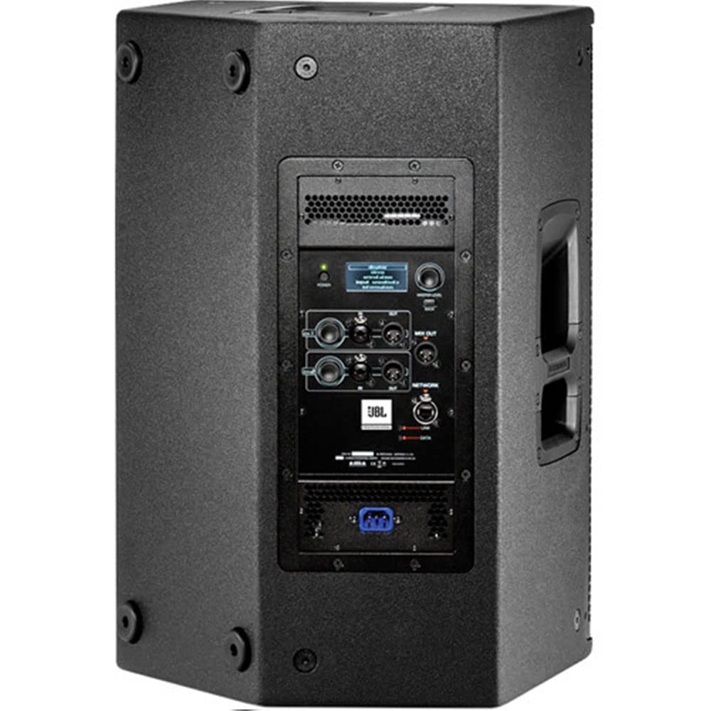 JBL SRX812P 12-Inch Portable Two-Way Bass Reflex Powered PA Speaker System with Auray 51-Inch Speaker Stand Bag, Steel Stand & XLR Cable - Perfect for Live Performances, DJ Gigs & Outdoor Events