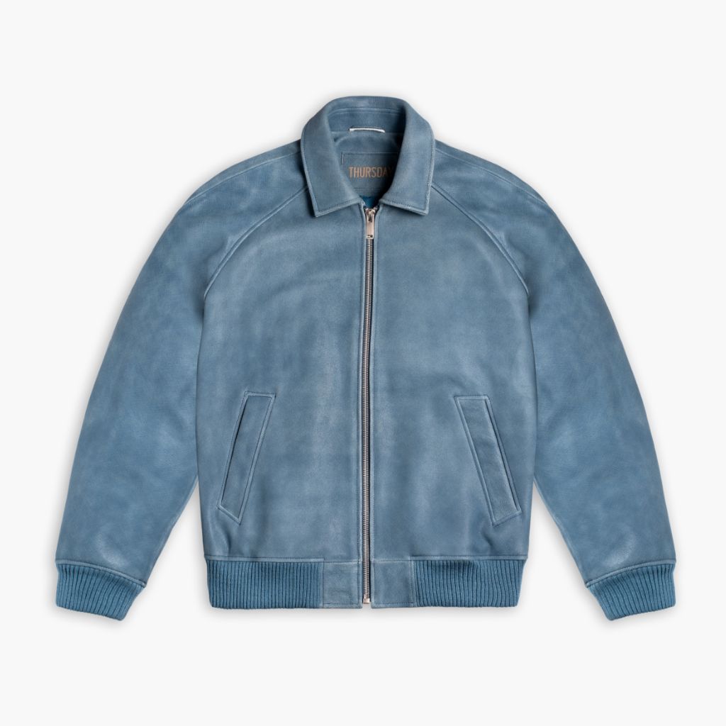 Major League Baseball Jacket - Blue Textured Windbreaker for Men & Women | Perfect for Outdoor Sports, Casual Wear & Fan Gear