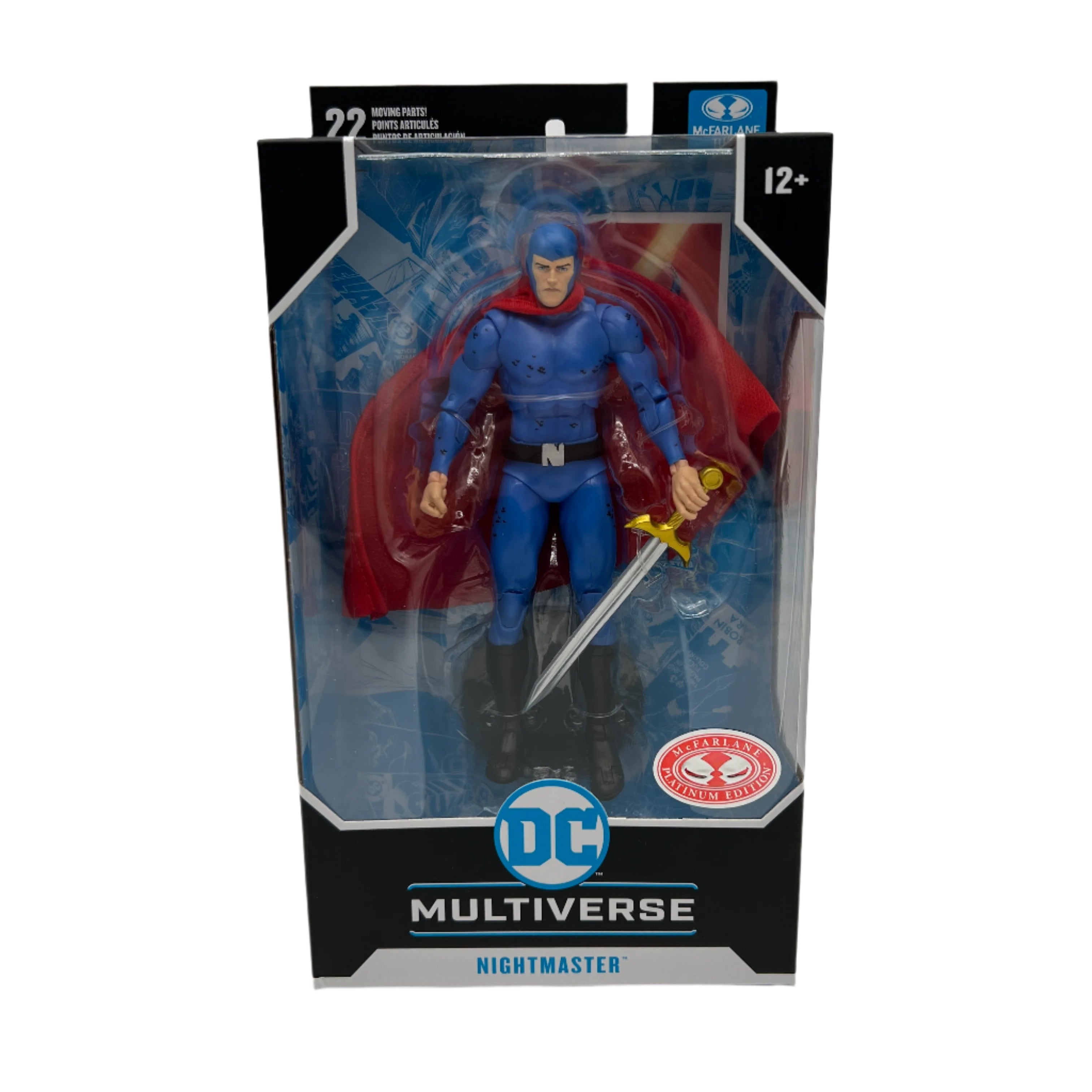 Nightmaster (Red Platinum) DC Multiverse 7-Inch Action Figure - Collectible DC Comics Superhero Toy for Display & Play - Perfect for Fans, Collectors & Gift Giving