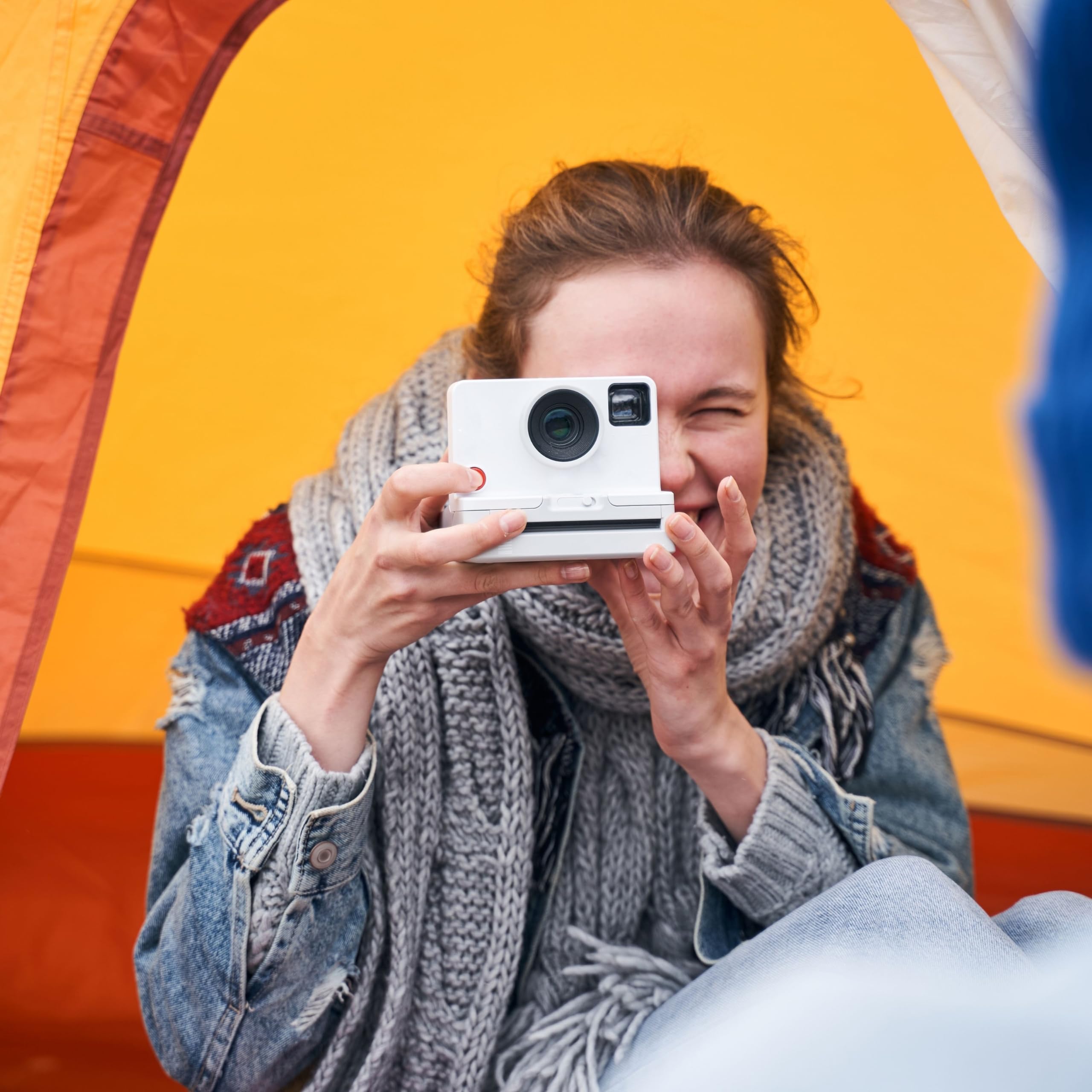 Polaroid Go Instant Camera Bundle with 32 Color Film Shots & Clikoze Tips Card - Perfect for Travel, Parties, and DIY Photo Albums