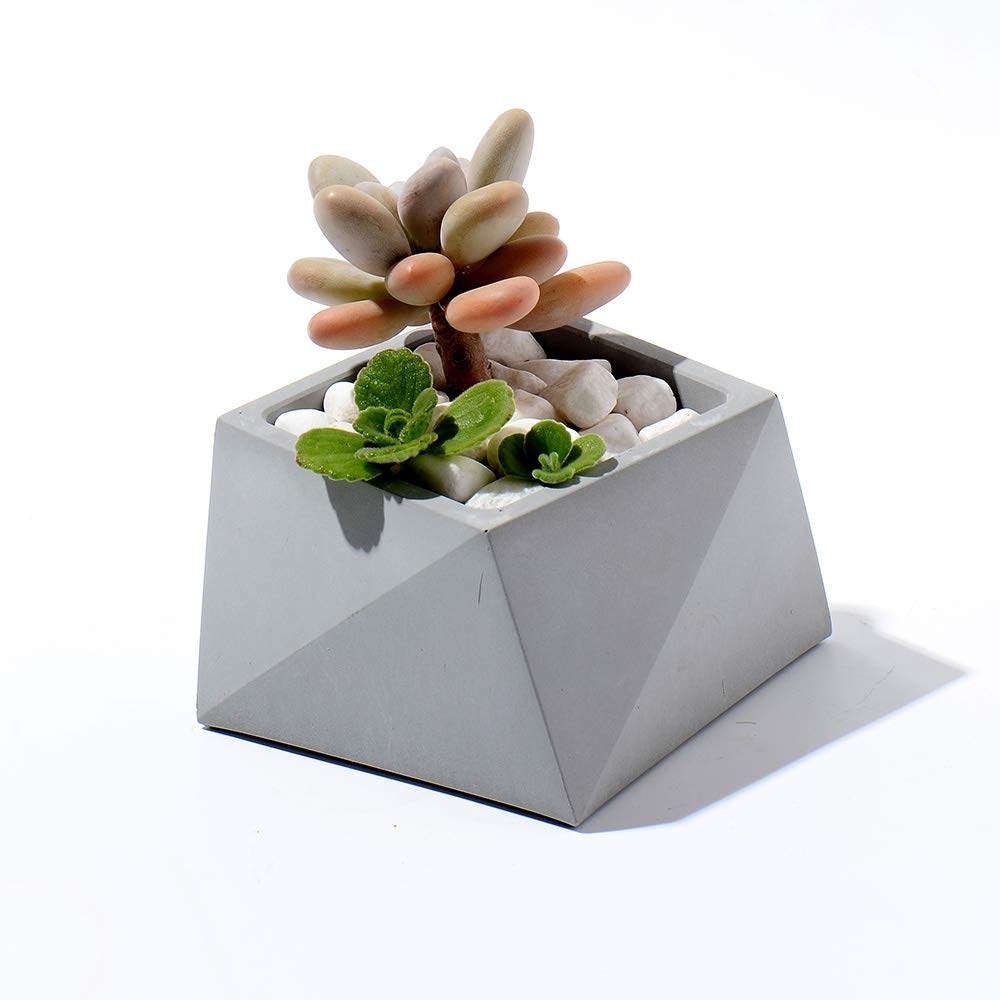 Handmade Geometric Concrete Planter Mold for Succulents & Flowers | DIY Home Decor Craft Tool | Perfect for Indoor Planters, Wedding Centerpieces & Garden Decor