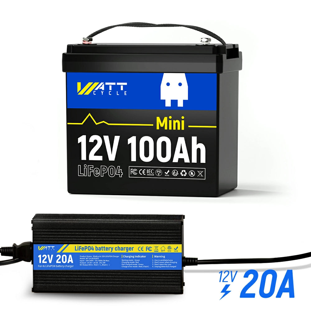12V 100Ah LiFePO4 Lithium Battery (Group 24) - Deep Cycle for RV, Solar, Marine & Off-Grid Power - Summer Special Offer