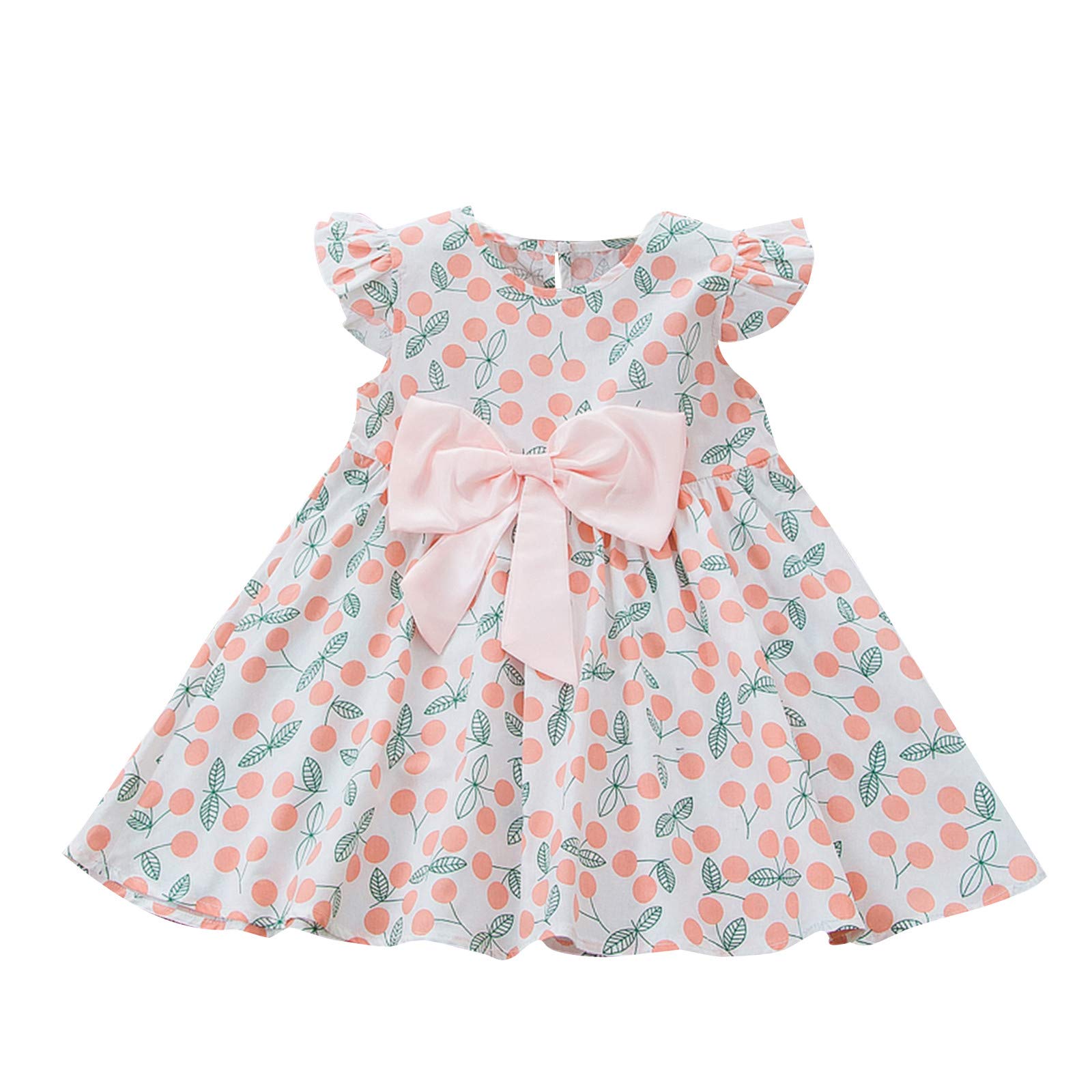 Baby Girls Dresses | Sleeveless Printed Infant Dresses for 0-24 Months | Perfect for Birthday Parties, Photo Shoots & Summer Outfits