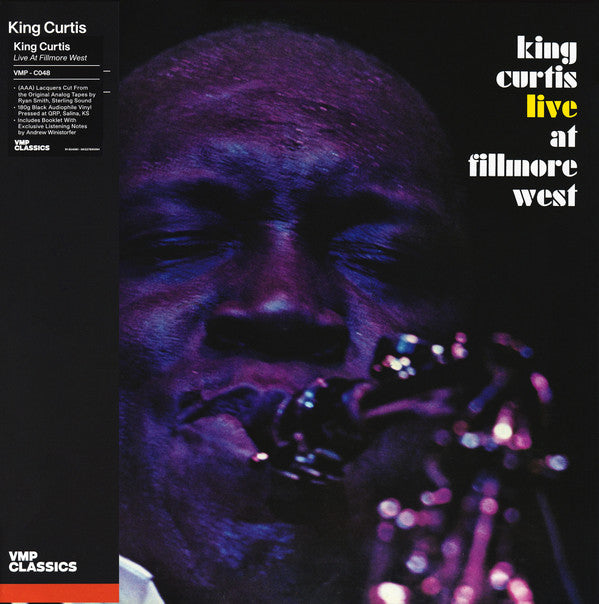 King Curtis - Live At Fillmore West 180g Vinyl LP Album (Remastered Reissue, Near Mint Condition) - Perfect for Jazz & Blues Collectors and Audiophile Listening Sessions