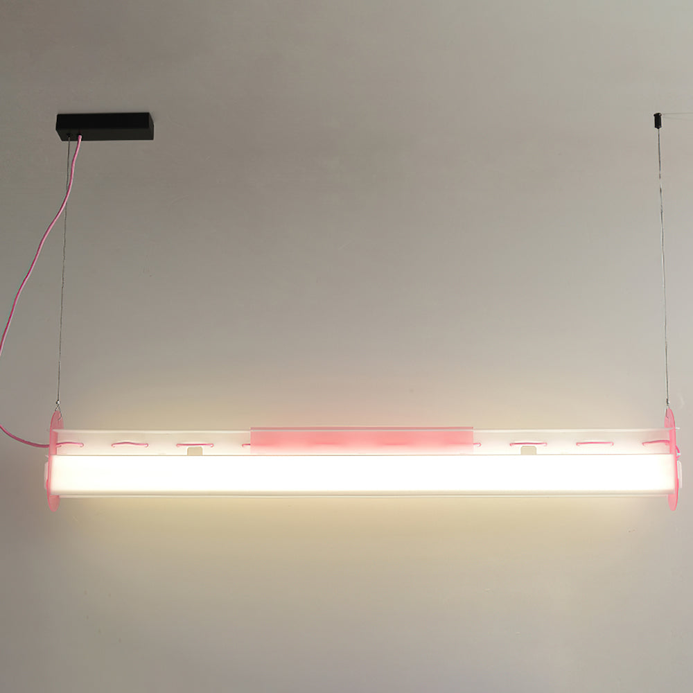 Modern Minimalist Pendant Light Fixture - Sleek Hanging Lamp for Kitchen Island, Dining Room, or Bedroom - Energy Efficient LED Bulb Compatible