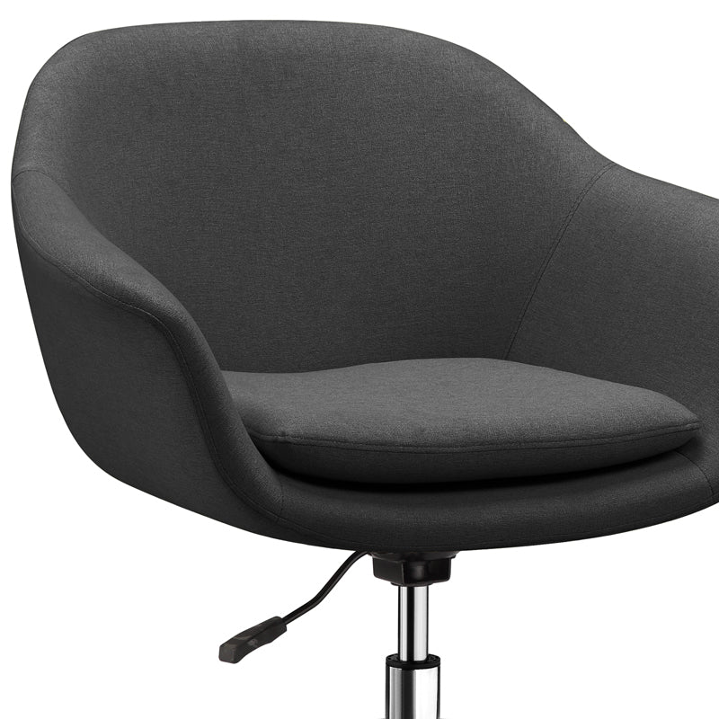 Ergonomic NORI Office Chair with Adjustable Height - Grey - Perfect for Home Office, Gaming & Workspace Comfort