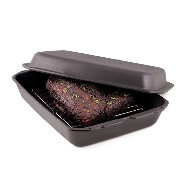 Broil King 69610 Cast Iron Multi Roaster - Premium Dutch Oven for Baking, Braising & Roasting - Perfect for Camping, Outdoor Cooking & Family Dinners