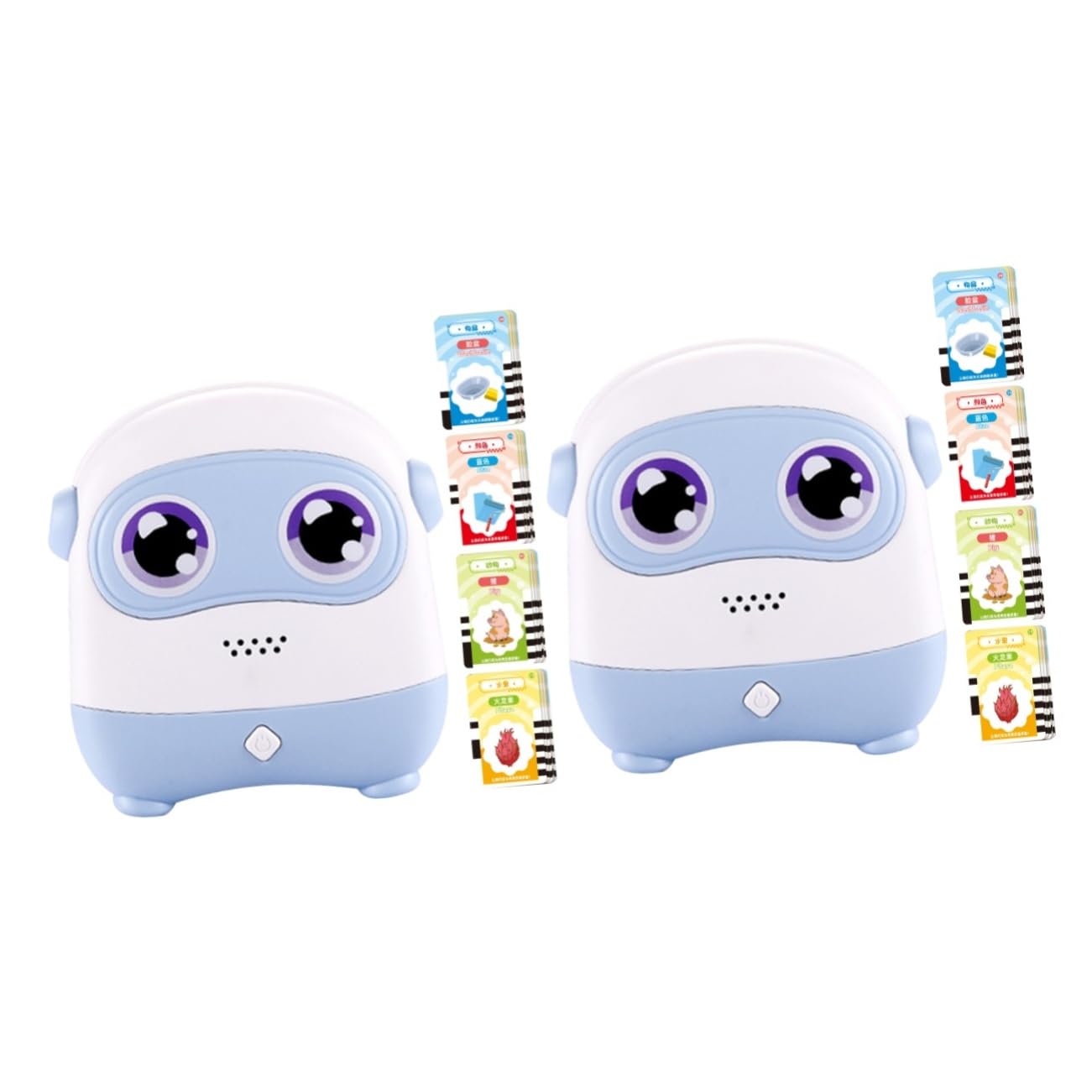 2 Sets Kids Educational Reading Machine with 500mAh Battery - Speech Development Sensory Toy, Learning Card Reader for Toddlers & Preschoolers - Perfect for Homeschooling, Classroom & Early Childhood Education