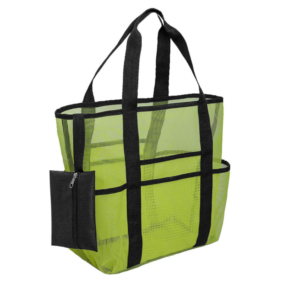 Yinuoday Mesh Beach Bag - Large Swim Tote for Women & Kids, Pool Toy Organizer with Pockets for Beach & Pool Days