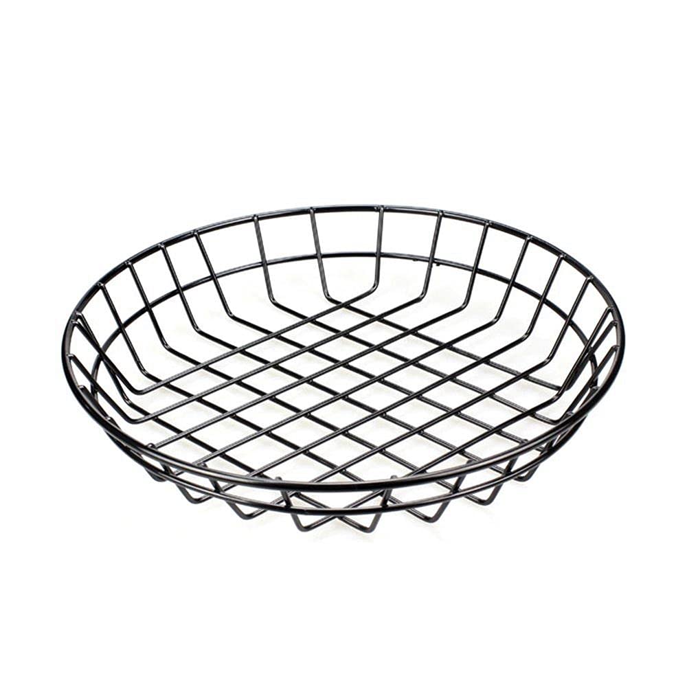 Stainless Steel French Fries Basket - 8 Inch Metal Wire Bread & Chips Holder for Fast Food, Kitchen & Restaurant Display - Perfect for Serving Fries, Onion Rings, and Snacks at Parties, Cafes, and Food Trucks