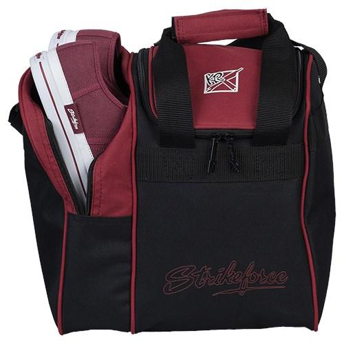 KR Rook Single Tote Merlot Bowling Bag - Stylish Leather Purse for Women, Perfect for Work, Travel and Everyday Use