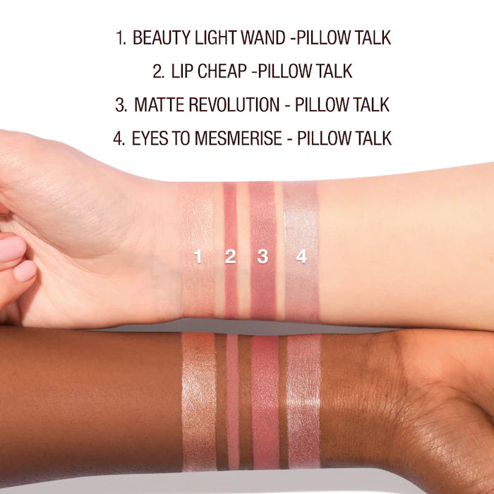 Charlotte Tilbury Pillow Talk On the Go Set - Portable Lip & Cheek Duo for Flawless Makeup Touch-Ups | Perfect for Travel, Date Night & Everyday Glam
