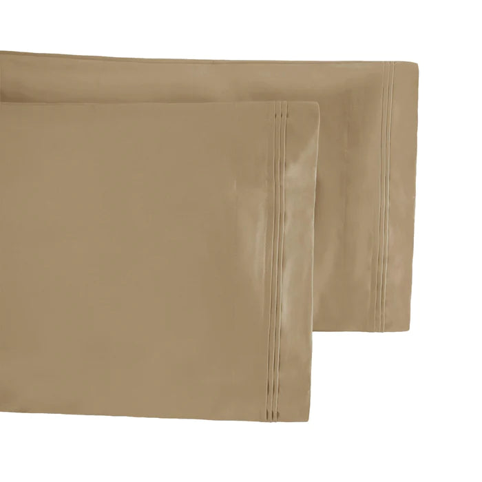 Premium 650 Thread Count Egyptian Cotton Pillowcase Set - Ultra Soft & Breathable for a Luxurious Sleep Experience | Perfect for Bedroom, Hotel, or Gift