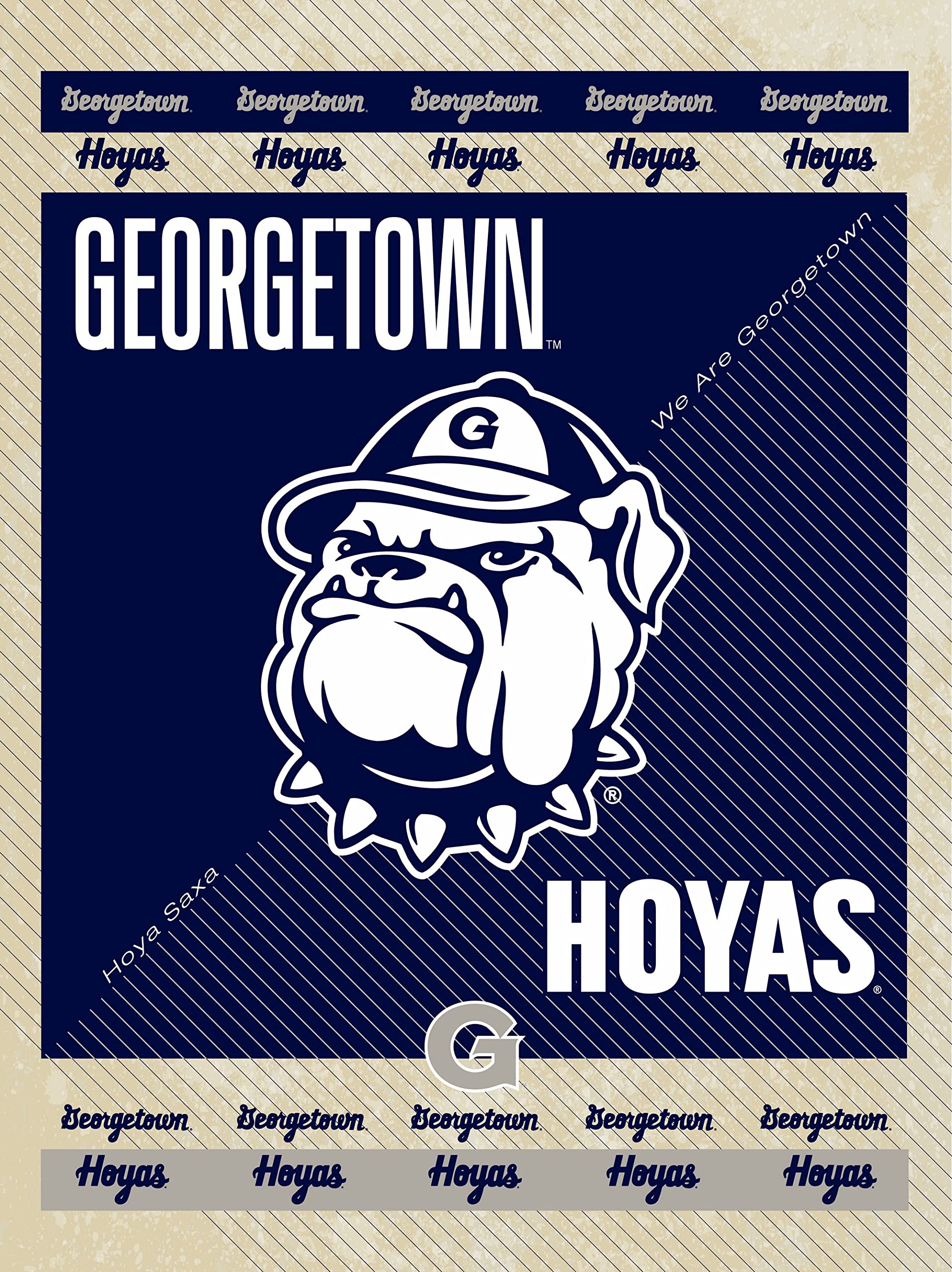 Georgetown University Canvas Wall Art - Premium College Dorm Decor, Alumni Gift & Home Office Decoration for Fans & Graduates