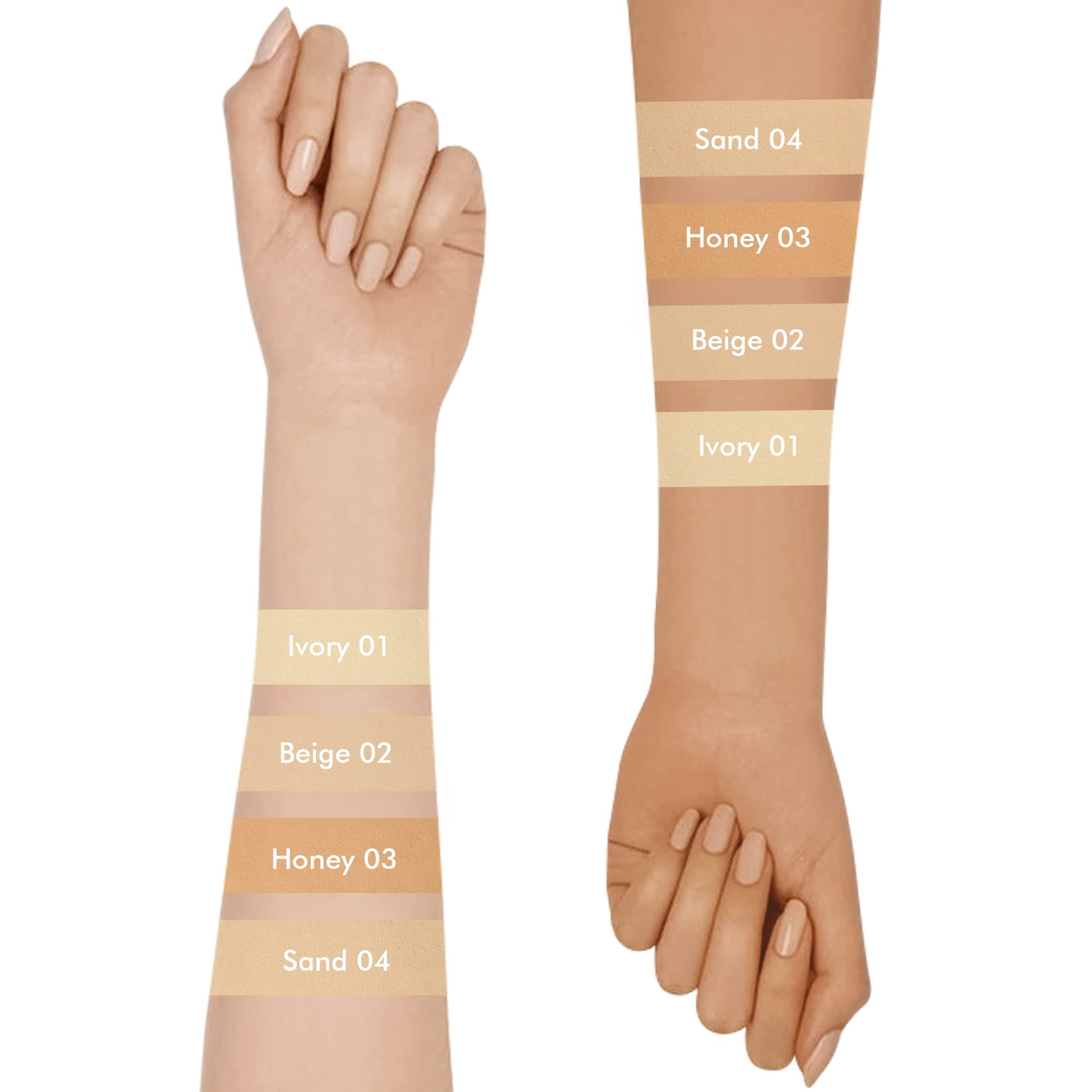 Colors Queen 2-in-1 Oil Control & Matte Pressed Powder - 04 Sand, 18g | Lightweight Long-Lasting Compact Powder with Mirror & Puff | Perfect for Daily Makeup, Touch-Ups & On-the-Go Use