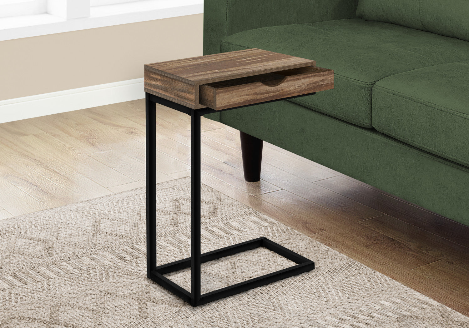 Modern Astra Side Table - Brown Wooden End Table for Living Room, Bedroom & Office - Stylish & Functional Small Table for Home Decor