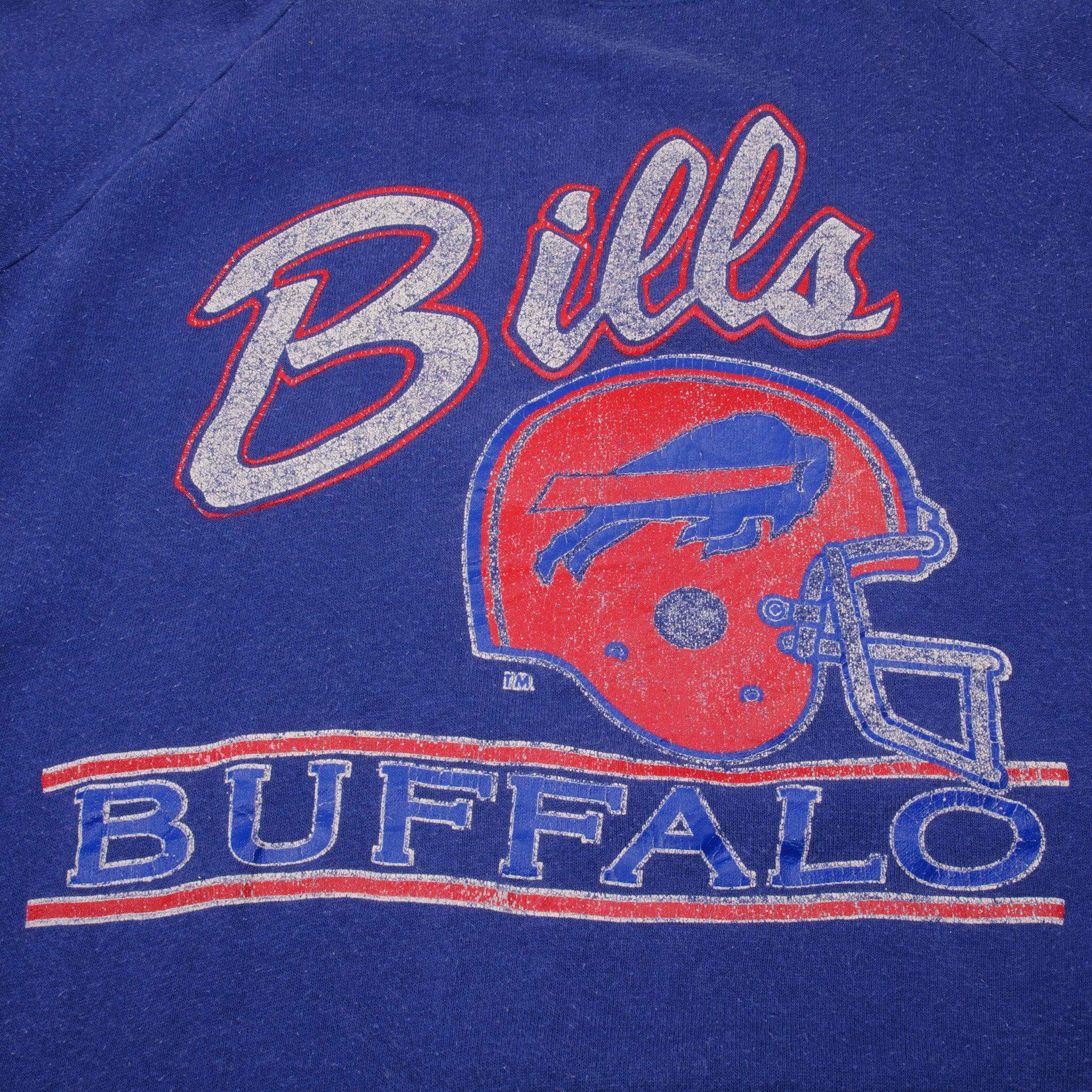 Vintage Champion NFL Buffalo Bills Sweatshirt 1980s XL Made in USA - Retro Football Fan Gift & Game Day Outfit