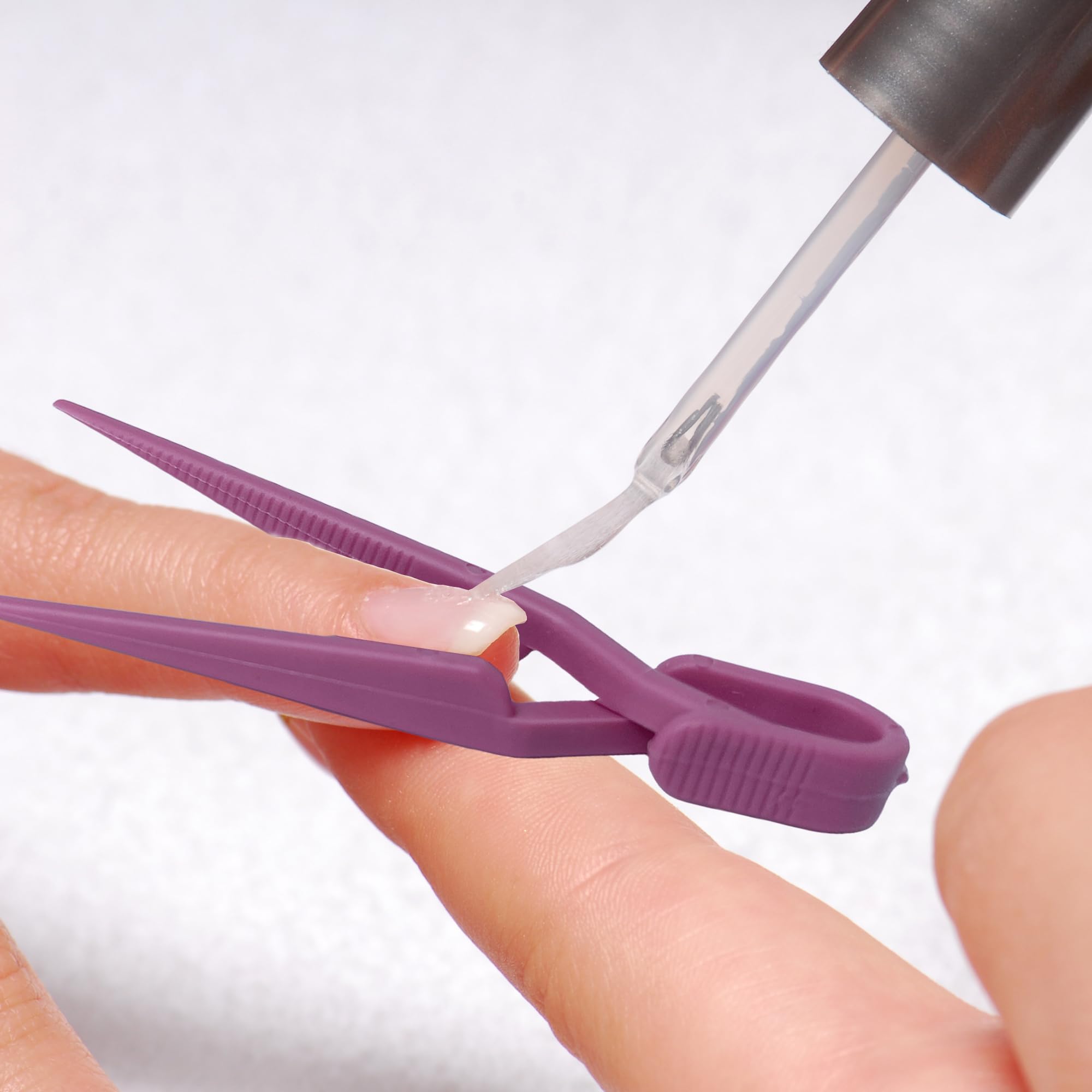 10pcs Nail Art Clip Protector - Easy DIY Nail Polish Guard for Finger Painting at Home