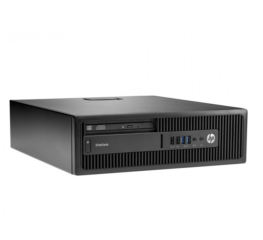 HP EliteDesk 800 G2 SFF Business Desktop Computer - Intel Core i5-6500 3.2GHz Quad-Core (6th Gen) | 8GB RAM, 256GB SSD | WiFi, Triple Monitor Support, Windows 10 Pro | 1-Year Warranty - Perfect for Office Work, Home Office & Business Computing