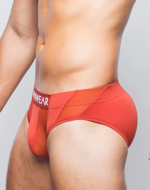 Supawear Vortex Brief - Ultra Soft Men's Underwear in Cranberry Red - Perfect for Gym, Workout & Everyday Comfort