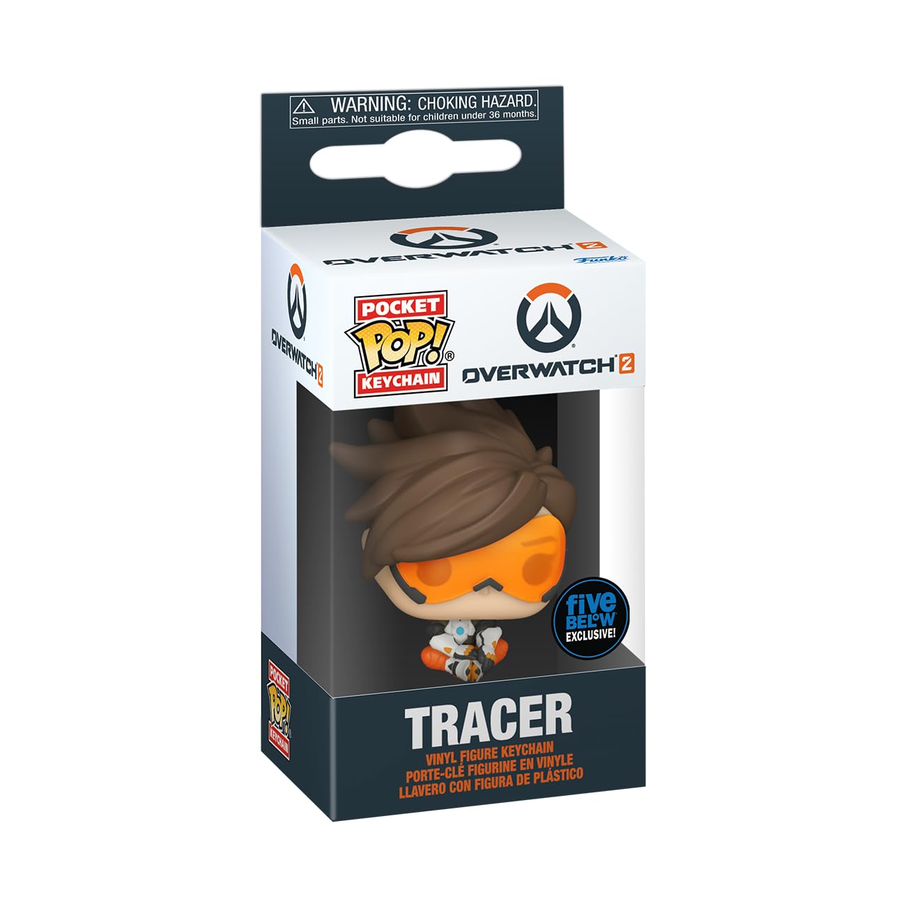 Funko Pop! Keychain: Overwatch 2 - Tracer - Collectible Vinyl Mini Figure Keychain - Official Merchandise for Video Game Fans - Perfect Gift Idea for Gamers and Collectors - Great for Backpacks, Key Rings, and Display Shelves