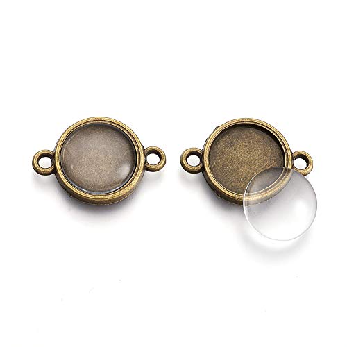 Antique Bronze Link, 12mm