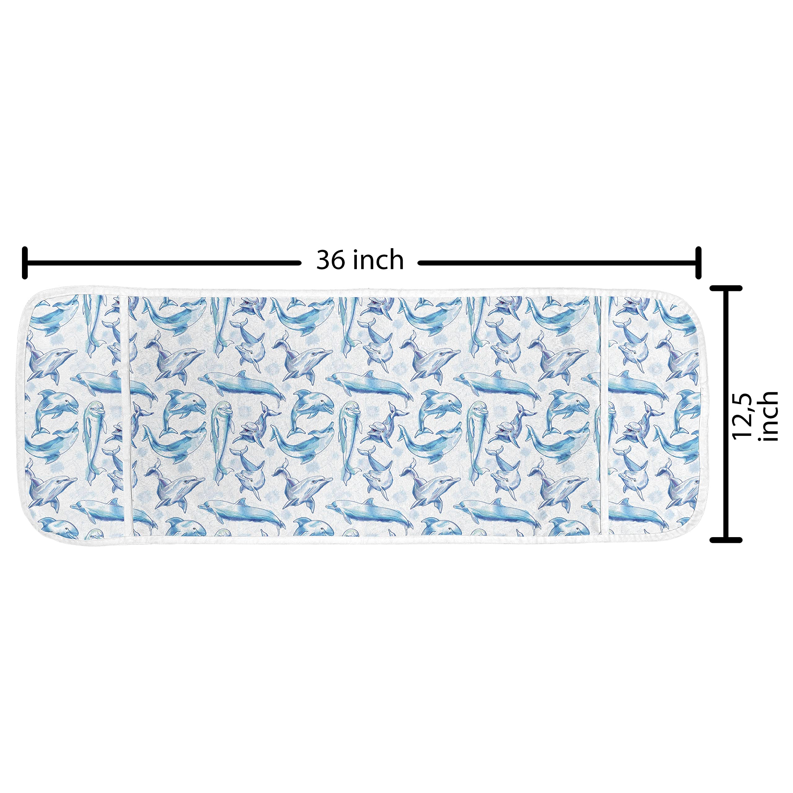 Ambesonne Waterproof Microwave Cover with Pockets, 36