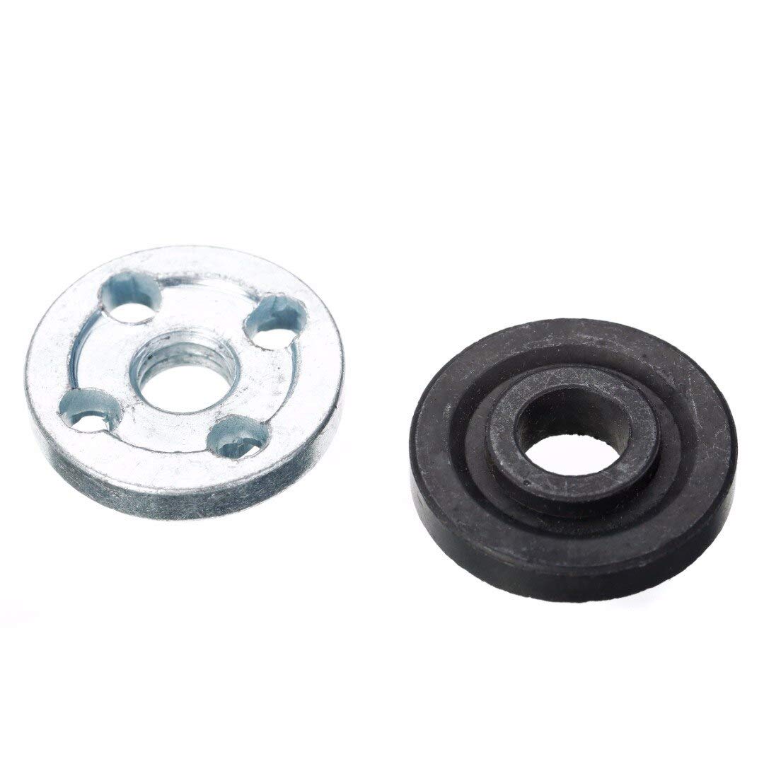 M10 Angle Grinder Flange Kit - Replacement Lock Nut & Inner Outer Set for M.C Power Tools - Perfect for DIY Projects & Metalworking