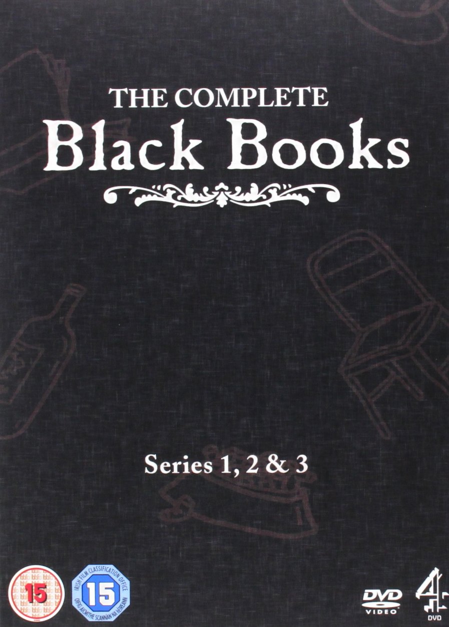 Black Books Complete Series 1-3 DVD Box Set - All Seasons Collection (PAL Region 2 UK Import) - Perfect for British Comedy Fans & DVD Collectors