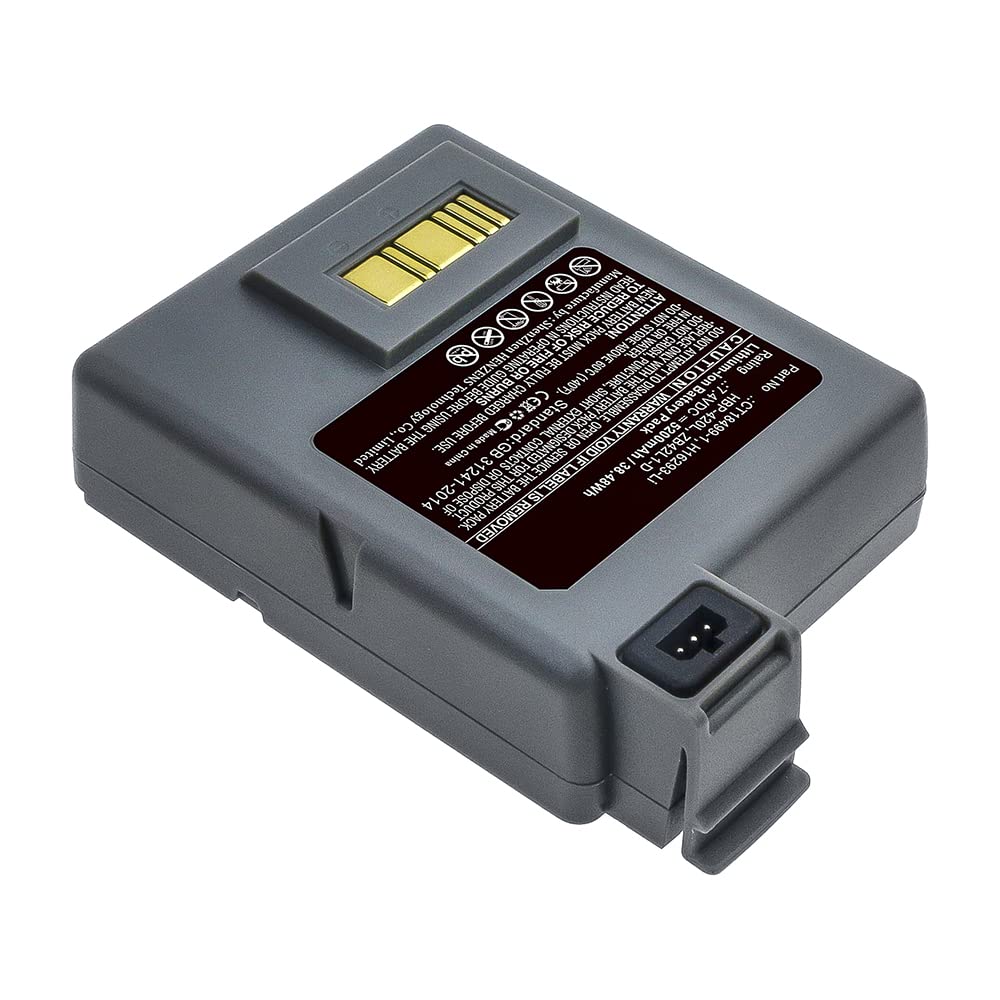 Synergy Digital Printer Battery - Compatible with Zebra CT18499-1 Printer Battery (Li-ion, 7.4V, 5200mAh) | Long-Lasting Replacement Battery for Zebra Printers | Ideal for Warehouse, Retail & Logistics Label Printing