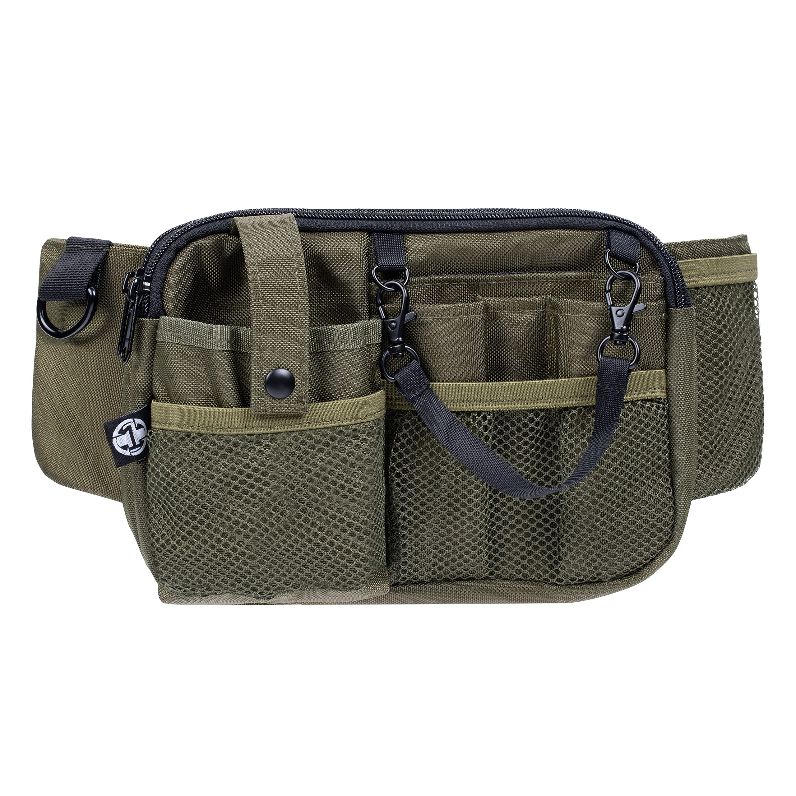 Nurse Fanny Pack with Multi-Compartment & Tape Holder - Essential Medical Organizer for Nurses, Nursing Students & Healthcare Professionals (Moss Green) - Perfect for Clinical Shifts, Emergency Response & Daily Hospital Use