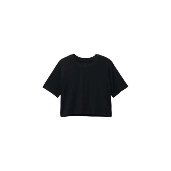 Women's Comfortable Everyday Crop Tee - Soft Casual Short Sleeve T-Shirt for Workout, Yoga & Lounge Wear