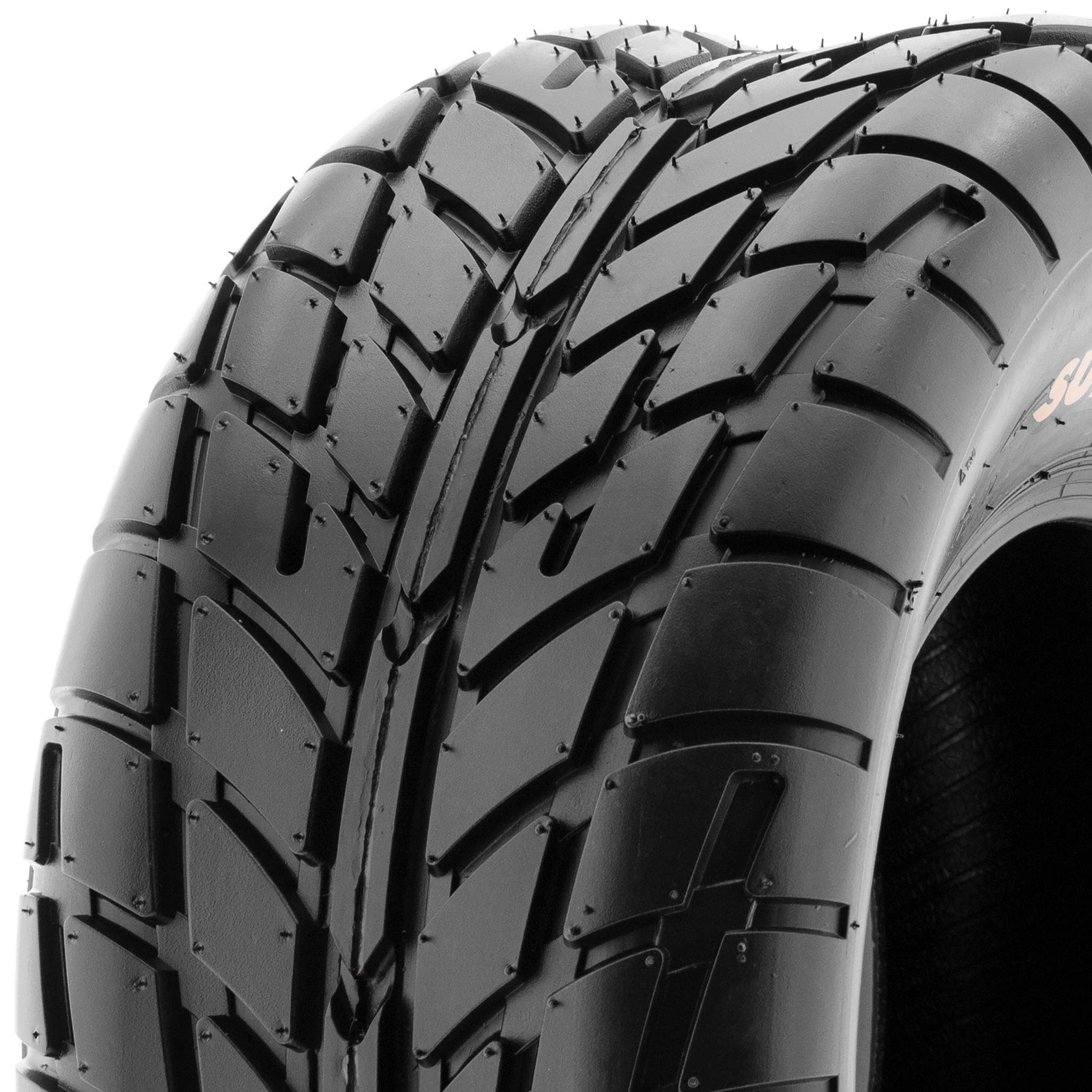 2 Pack SunF A021 TT Sport ATV/UTV Tires 25x11-12 6PR Tubeless - Dirt Track & Flat Track Racing Tires for Off-Road Adventures & Trail Riding