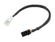 Evercool 3 Pin Male to Dell 3 Pin Female Cable Adapter EC DF015 - Compatible with Dell PowerEdge Servers & Workstations for Reliable Power Connection