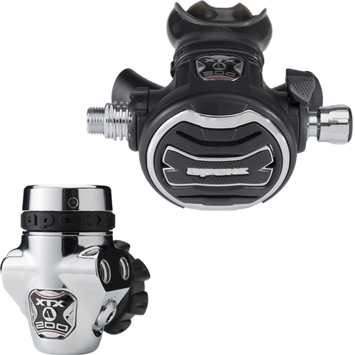 Apeks XTX200 Scuba Diving Regulator - First & Second Stage Diving Equipment for Professional & Recreational Divers - Perfect for Deep Sea Exploration & Underwater Adventures