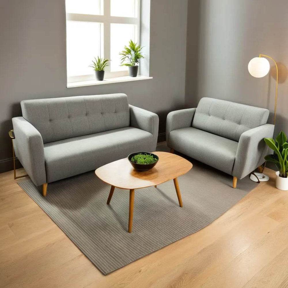 Premium Mandel Fabric Sofa - Pet Friendly, Scratch Resistant, Comfortable Modern Living Room Furniture for Small Spaces - Perfect for Apartments, Condos & Cozy Homes
