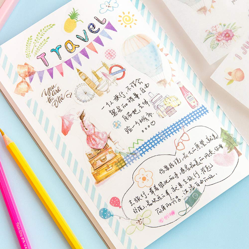 100 Sheets Romantic Girl & Love Stickers Kit for Journaling, Scrapbooking, Planner - Cute Cartoon Decorative Stickers, Korean Stationery Supplies (Ideal for DIY Crafts, Bullet Journals, Photo Albums & Gift Wrapping)