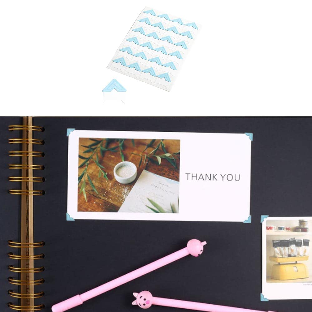 360PCS Self-Adhesive Photo Corners & Mounting Stickers - Acid-Free for Scrapbooking, Photo Albums, Journals, Memory Books - Perfect for DIY Projects, Travel Scrapbooks & Home Decor