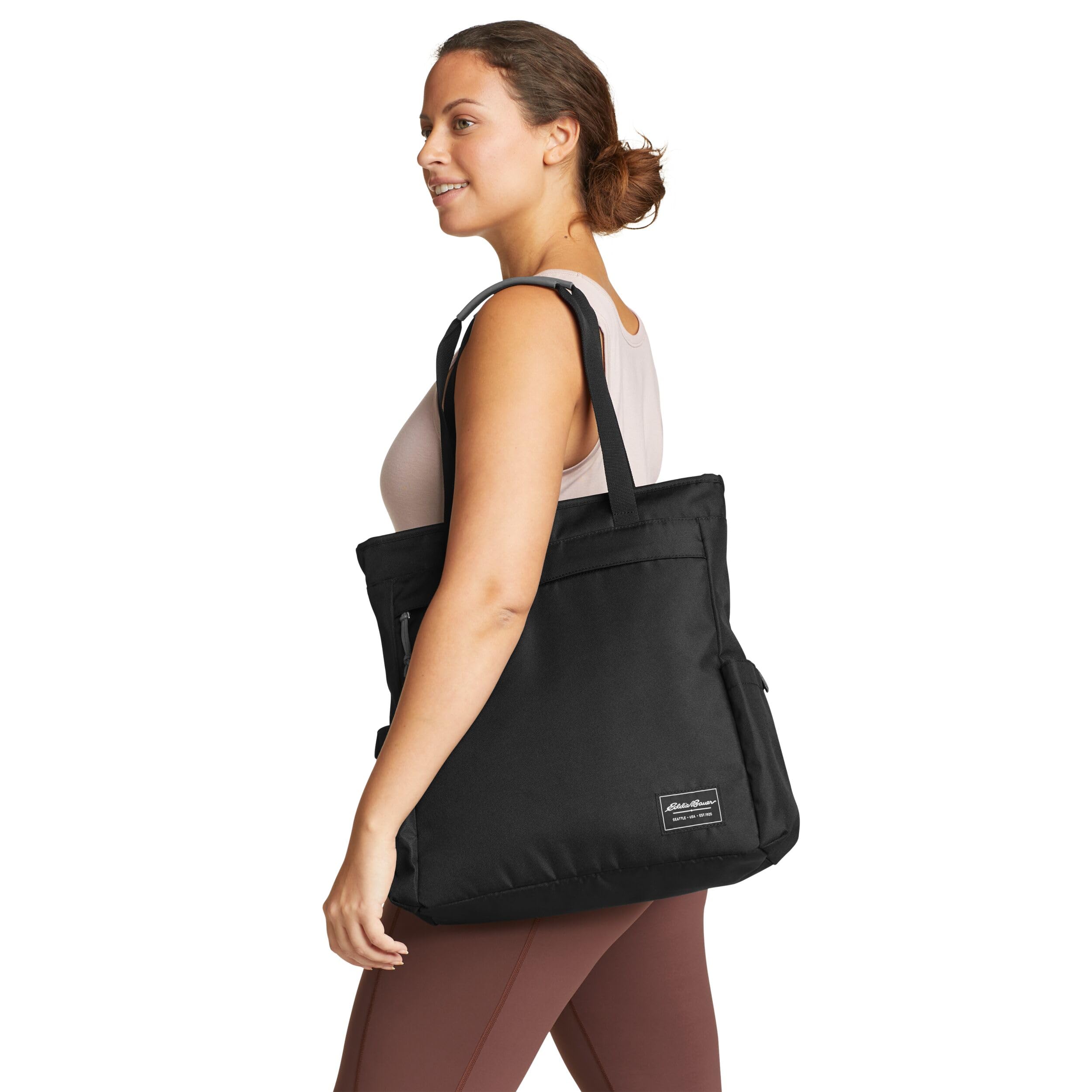 Eddie Bauer 30L Bygone Multipurpose Convertible Backpack - Durable Travel, Work & Commuter Laptop Bag with Gym Tote Function | Perfect for Business Trips, College Campus & Outdoor Adventures