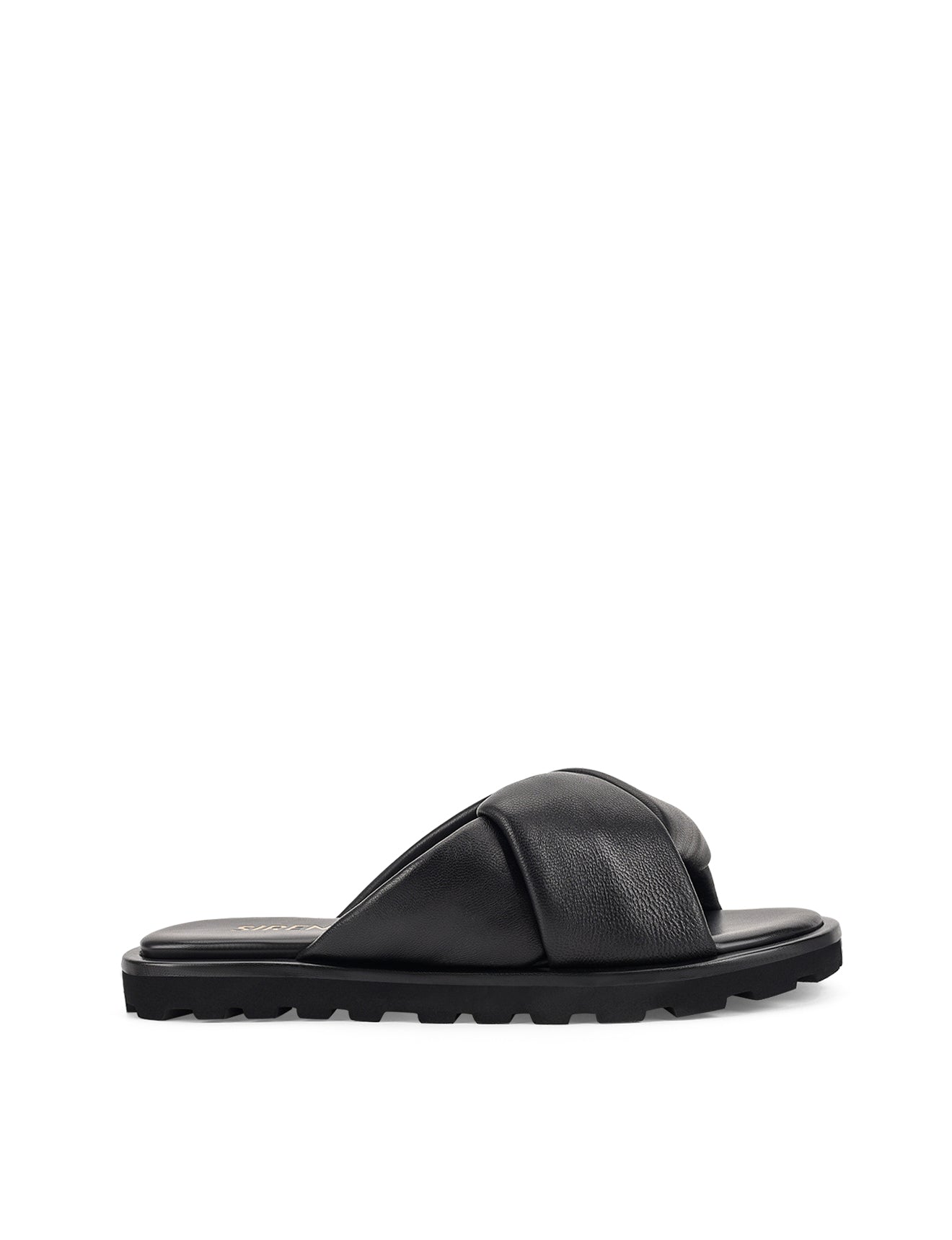 Westy Puffy Slides - Black Leather Comfortable Slippers for Men & Women | Perfect for Indoor, Outdoor, and Beach Wear